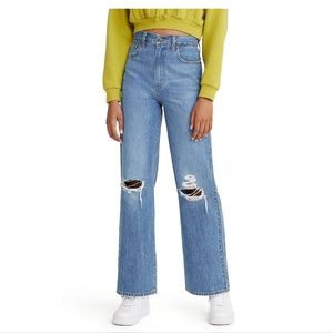 Levis High Waisted Straight Jeans Size 30